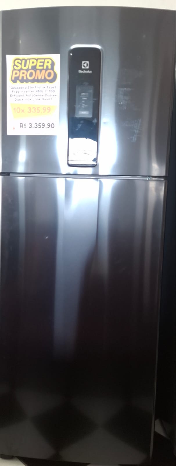 Geladeira Frost Free Inverter 480L IT70D Black Inox Look — Bivolt